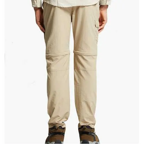 Large Size S-5XL Outdooors Quick Drying Pants Mens Removable Sunscreen Breathable Mountaineering Pants