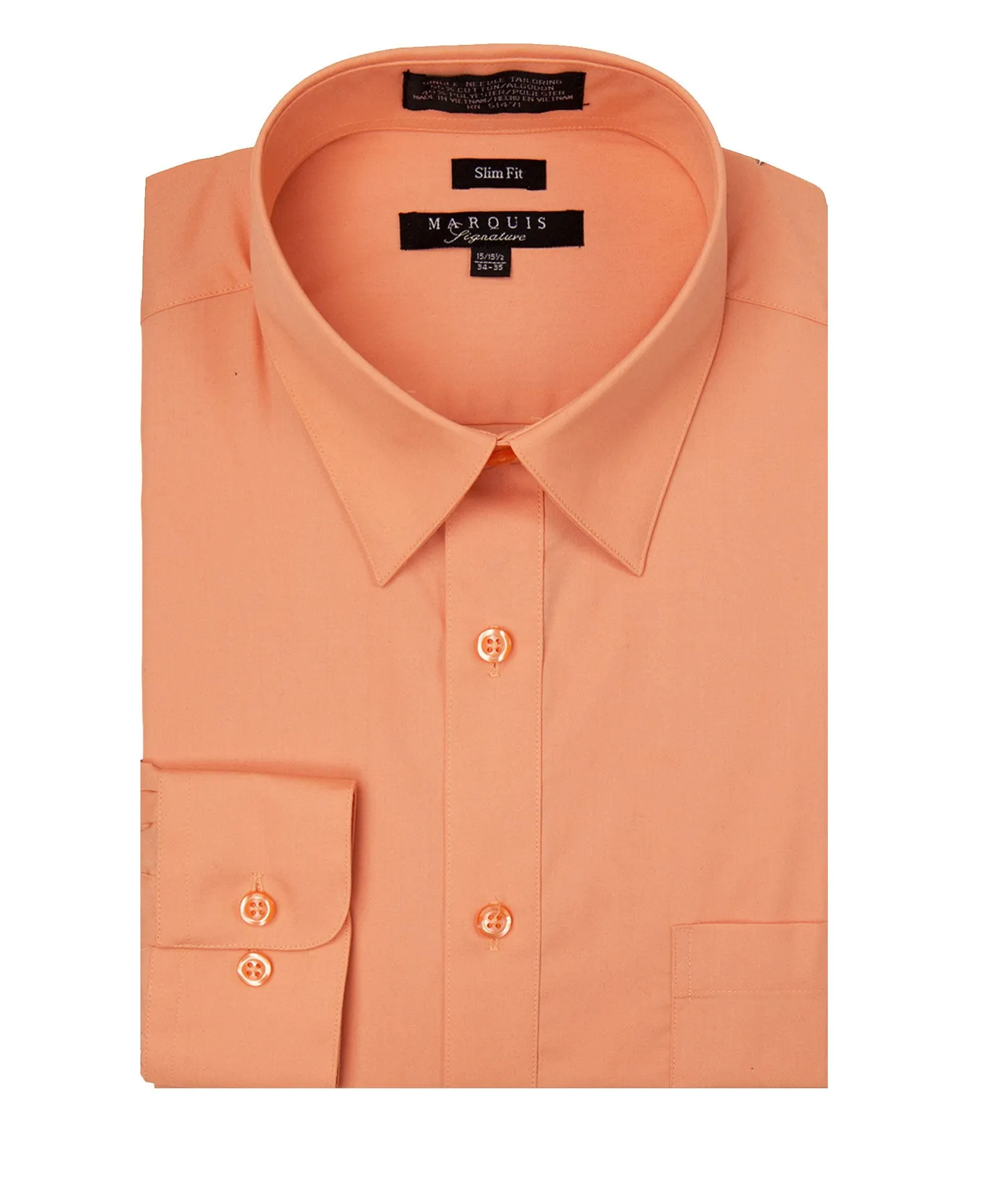 Marquis Slim Fit Dress Shirt - Apricot