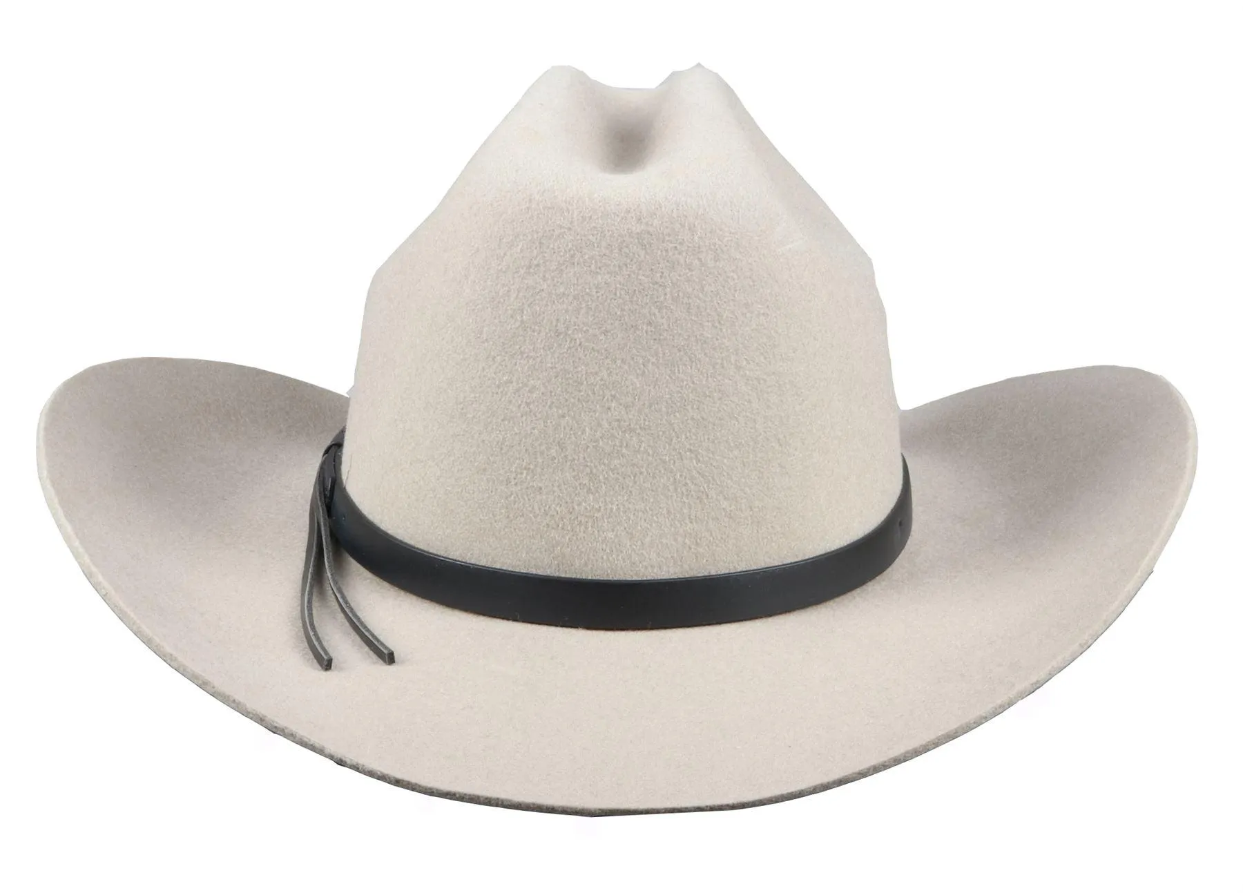 Men's Cowboy Hat 100% Wool Felt Wide Brim Fedora Western Cap