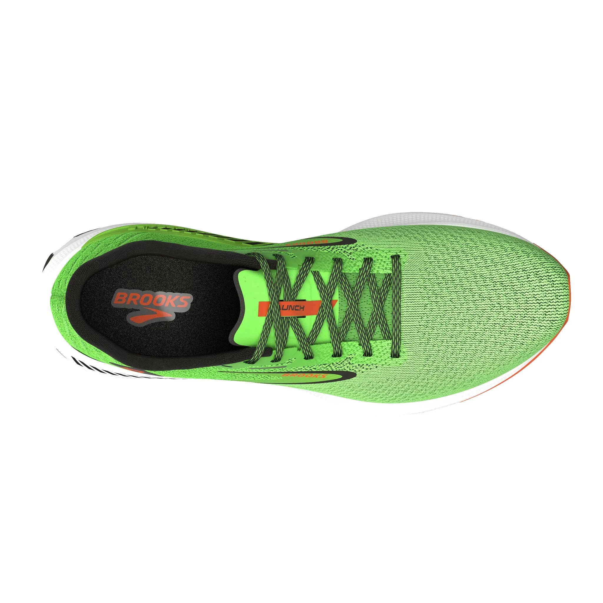 MEN'S LAUNCH GTS 10 - D - 308 GREEN GECKO/RED ORANGE/WHITE