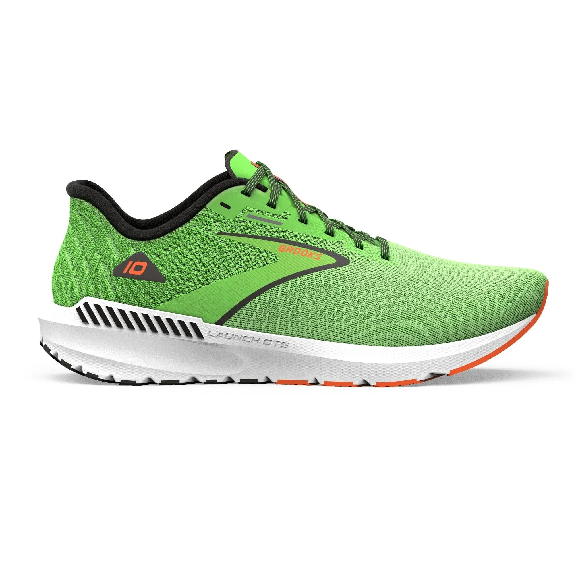 MEN'S LAUNCH GTS 10 - D - 308 GREEN GECKO/RED ORANGE/WHITE