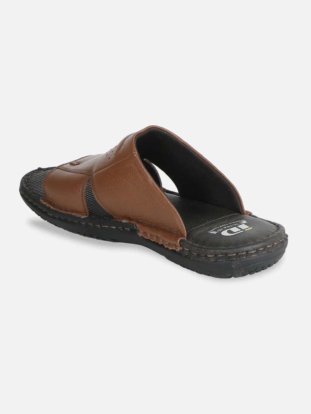 Men's Tan Casual Slip On Sandal (ID4052)