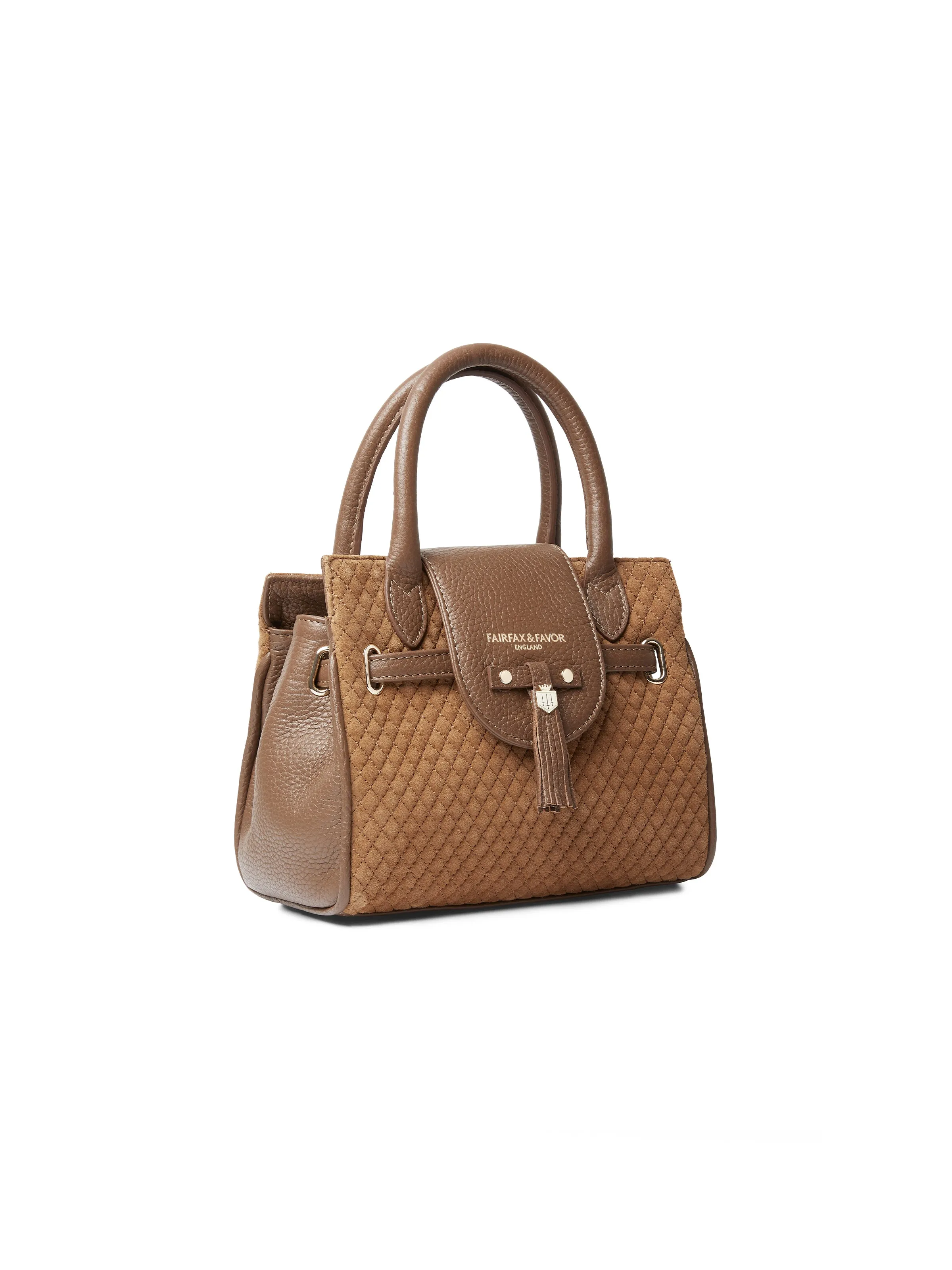 Mini Windsor Handbag - Quilted Tan