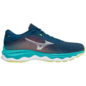 Mizuno Wave Sky 5 - Sea/Silver/Ignition Red