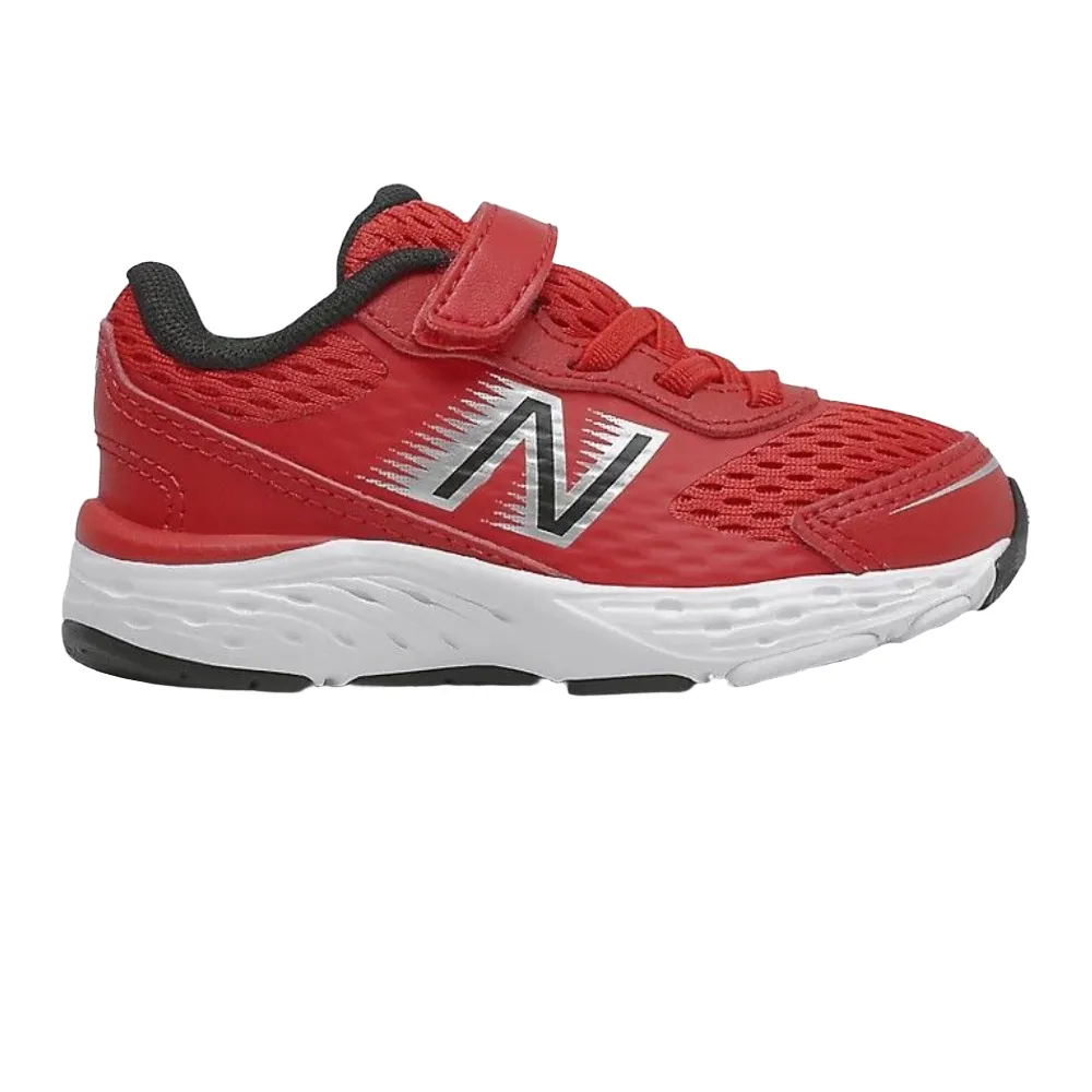 New Balance Toddler Kids Hash 680v6 Velcro Team Red Hash