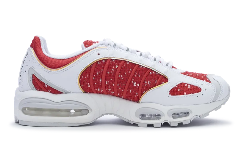 Nike Air Max Tailwind 4 x Supreme White Red (AT3854-100) Men's Size 8-12 Shoes