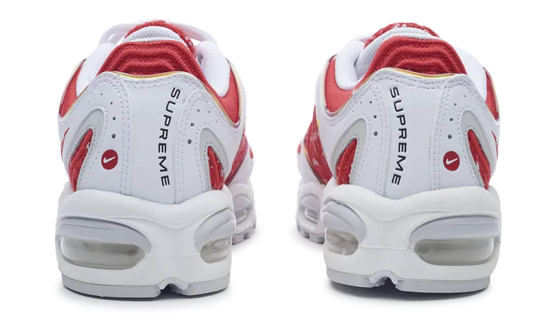 Nike Air Max Tailwind 4 x Supreme White Red (AT3854-100) Men's Size 8-12 Shoes