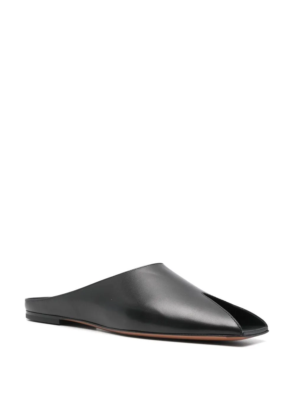 OPEN TOE FLAT MULES