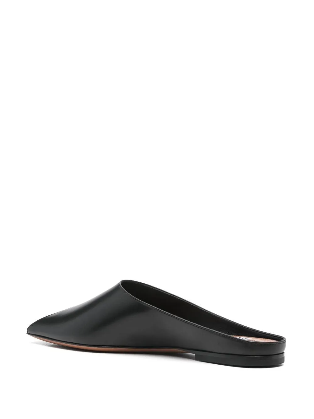 OPEN TOE FLAT MULES