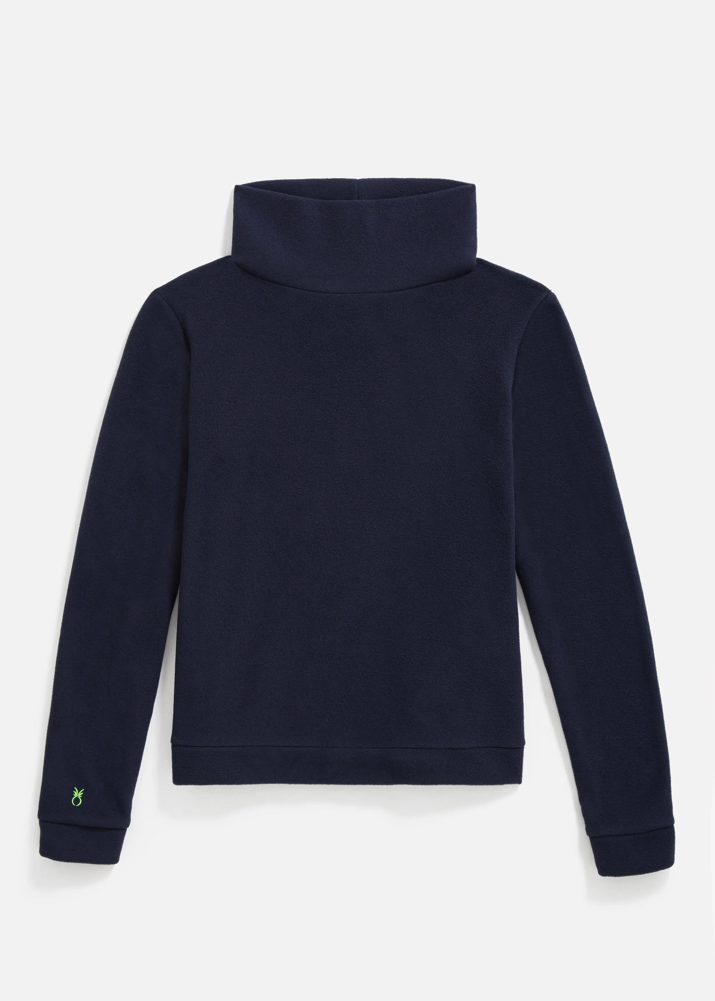 Park Slope Turtleneck in Vello Fleece (Navy)