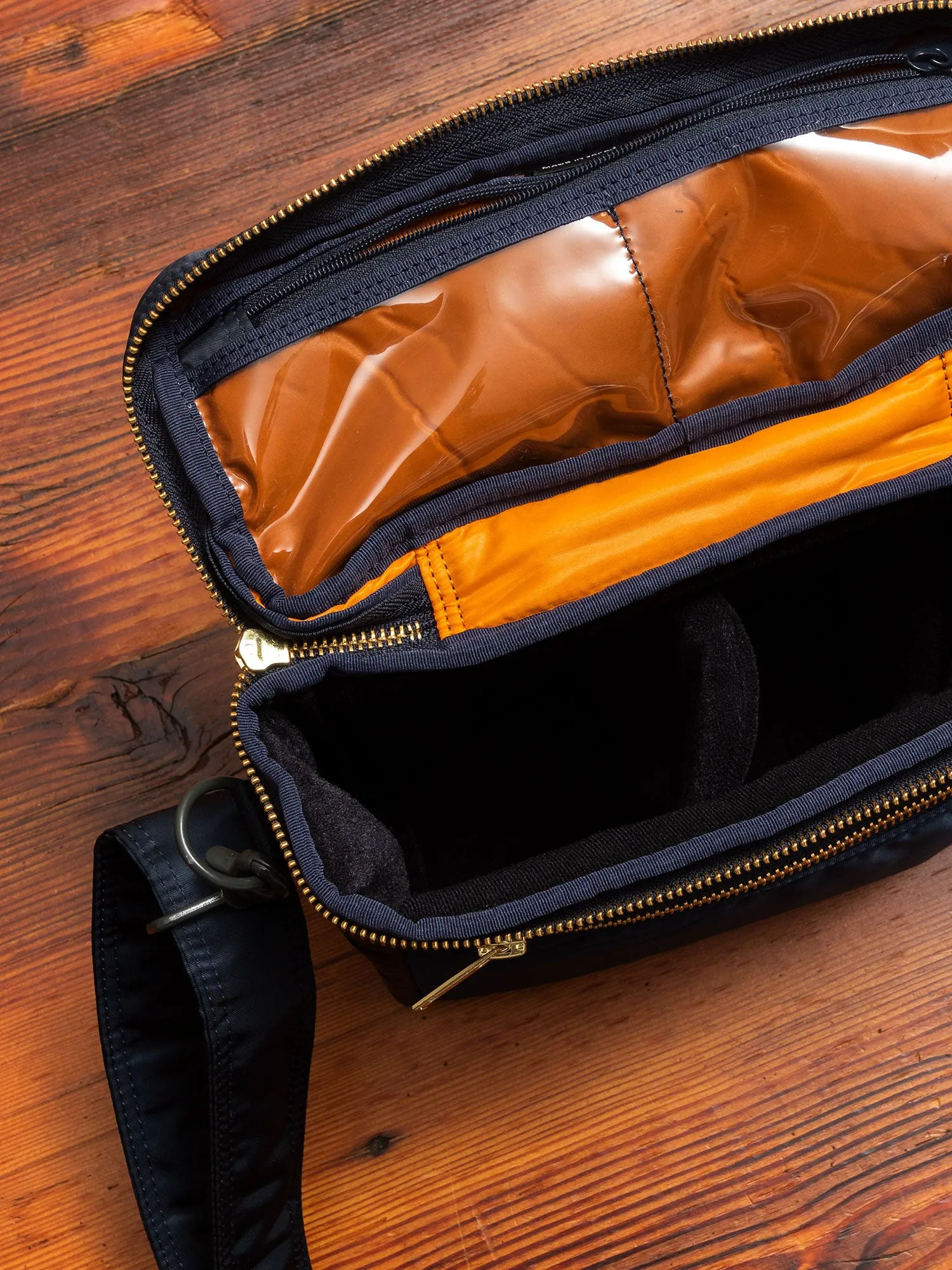 "Tanker" Camera Bag in Iron Blue