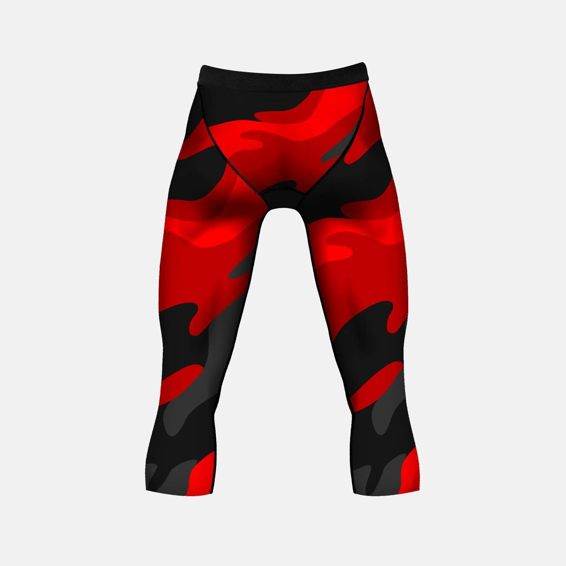 Red Juice Camo Compression 3/4 tights / leggings