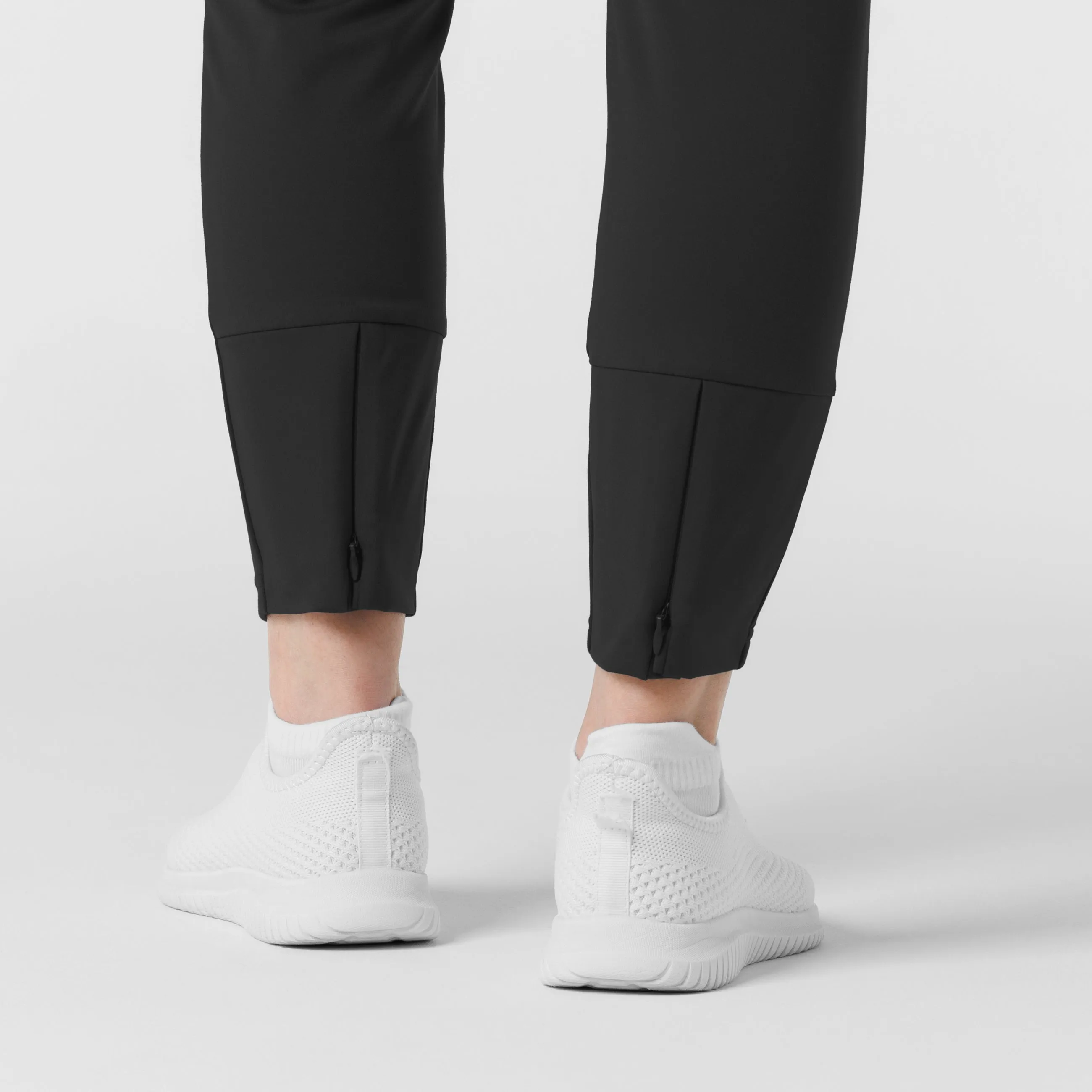 RENEW Knit Women's Track Scrub Pant - Black