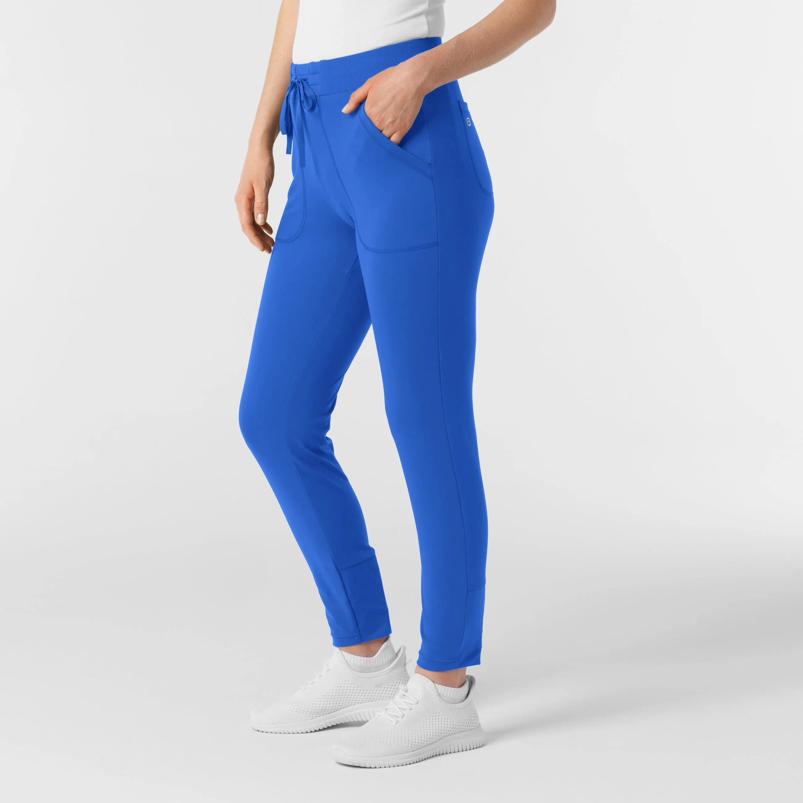 RENEW Knit Women's Track Scrub Pant - Royal