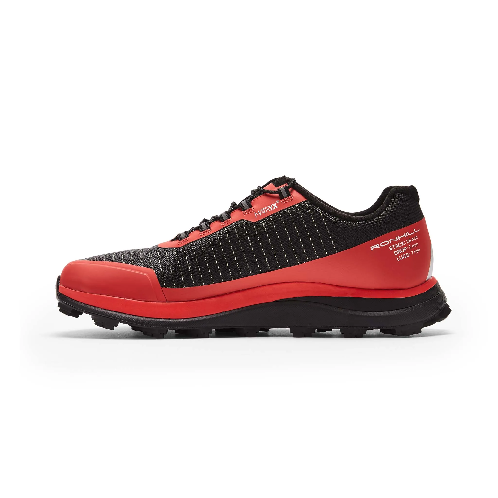 Ronhill | Men's Reverence Running Shoes - Black/Red