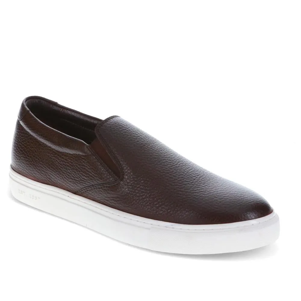 Ryden Leather Slip-On Trainers - RYDEN / 326 498