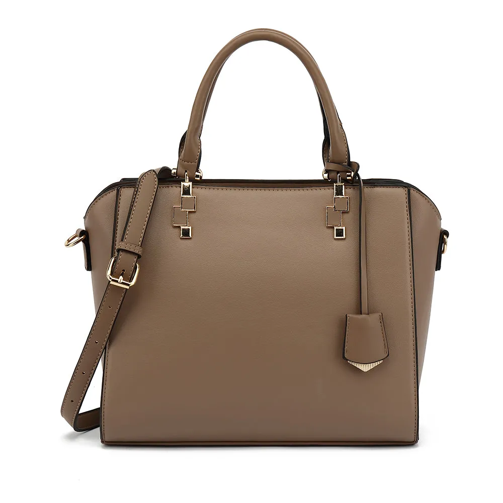 Satchel With Detachable Shoulder Strap