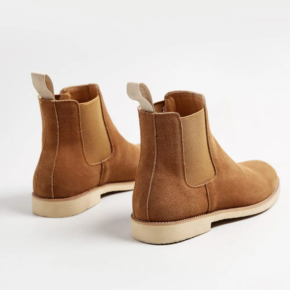 Slip-on Suede Chelsea Boots