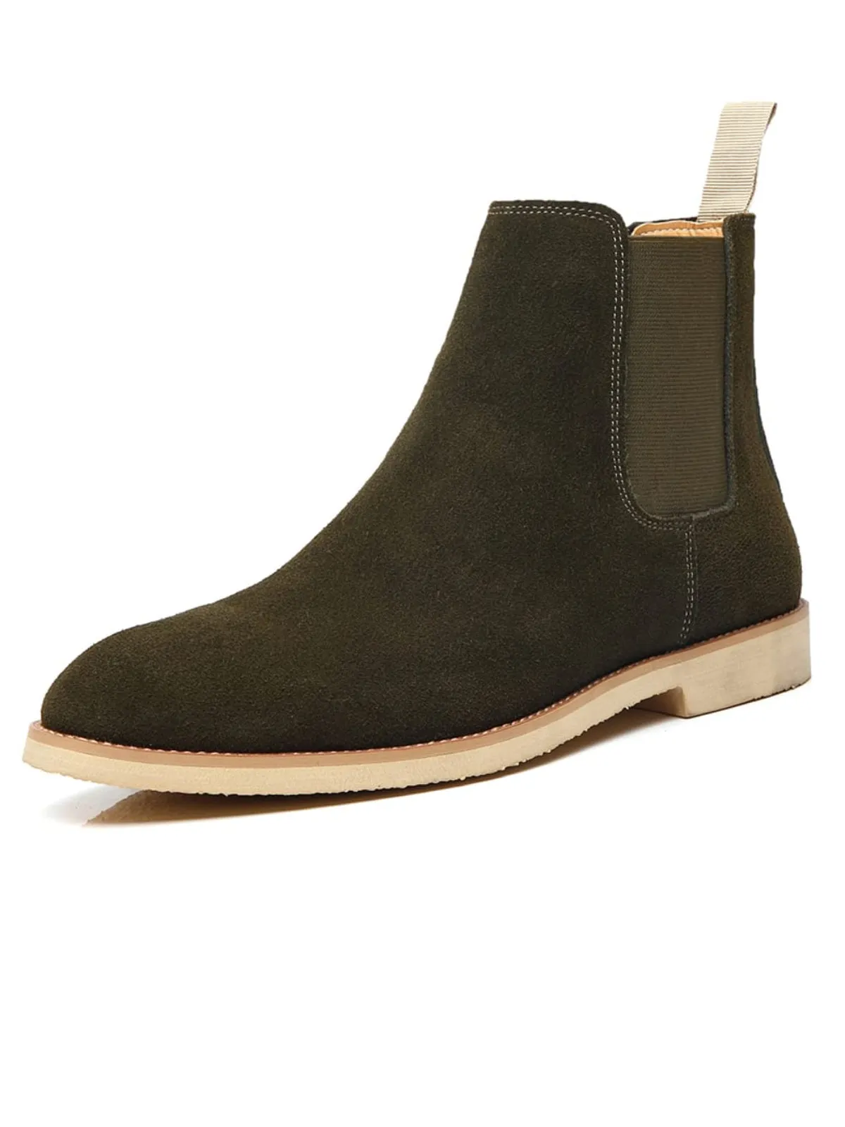 Slip-on Suede Chelsea Boots