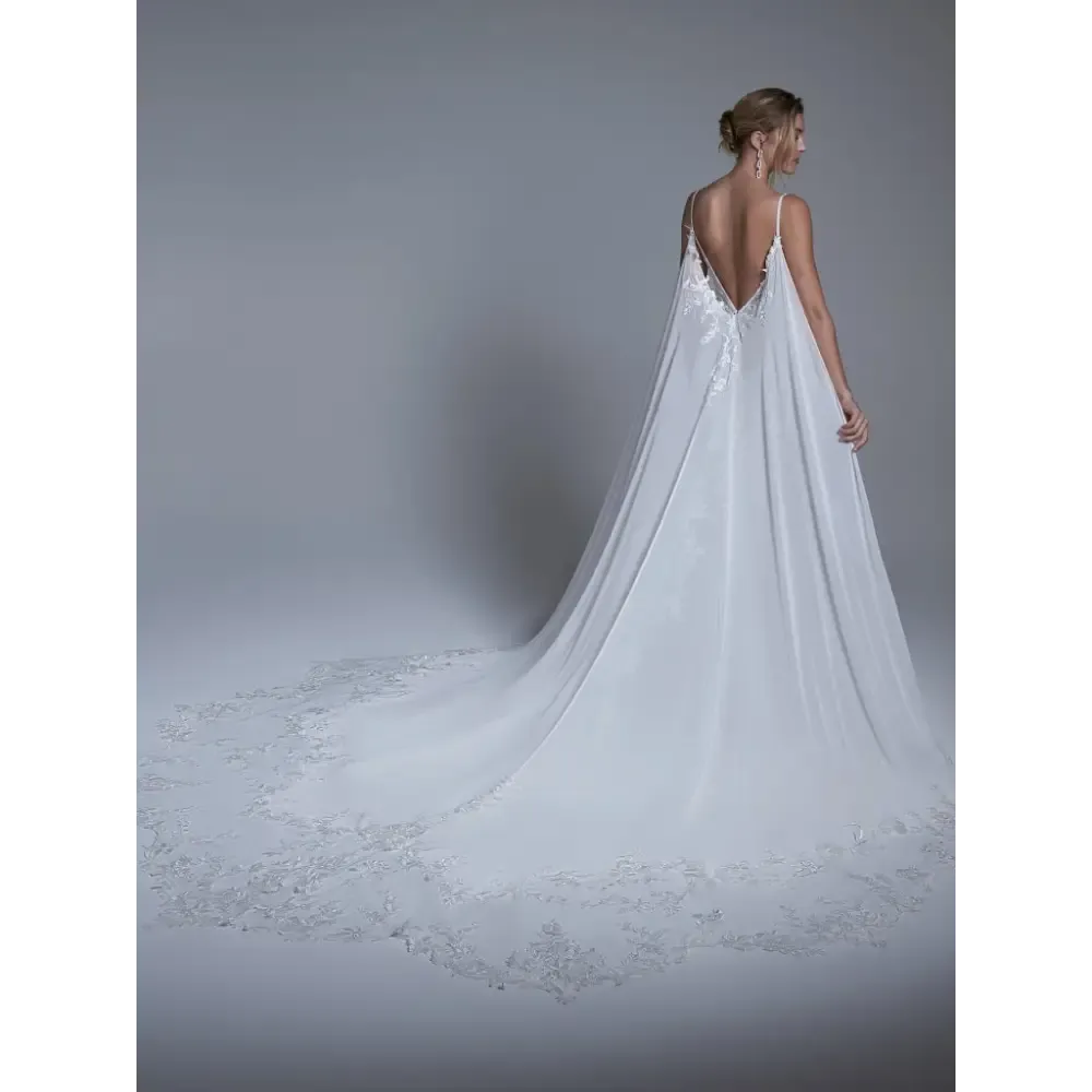 Sottero and Midgley Liam Detachable Cape