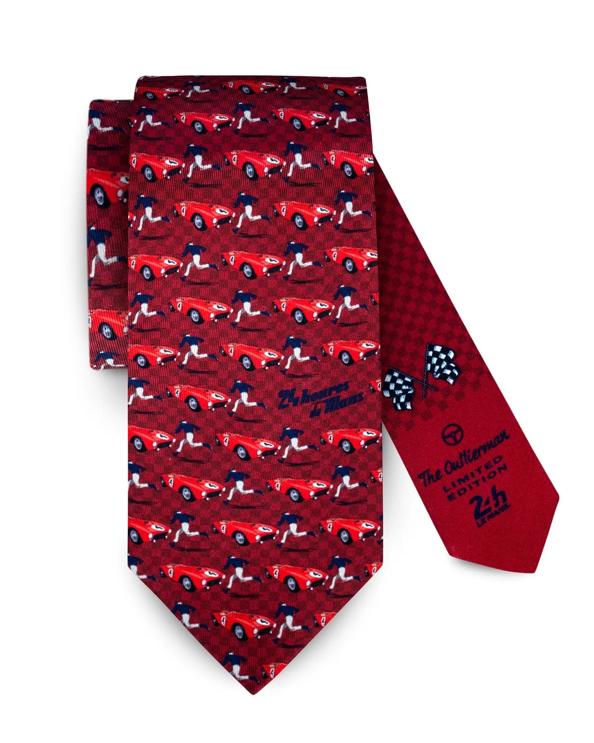 START | 24 Hours of Le Mans - Silk Tie - Red