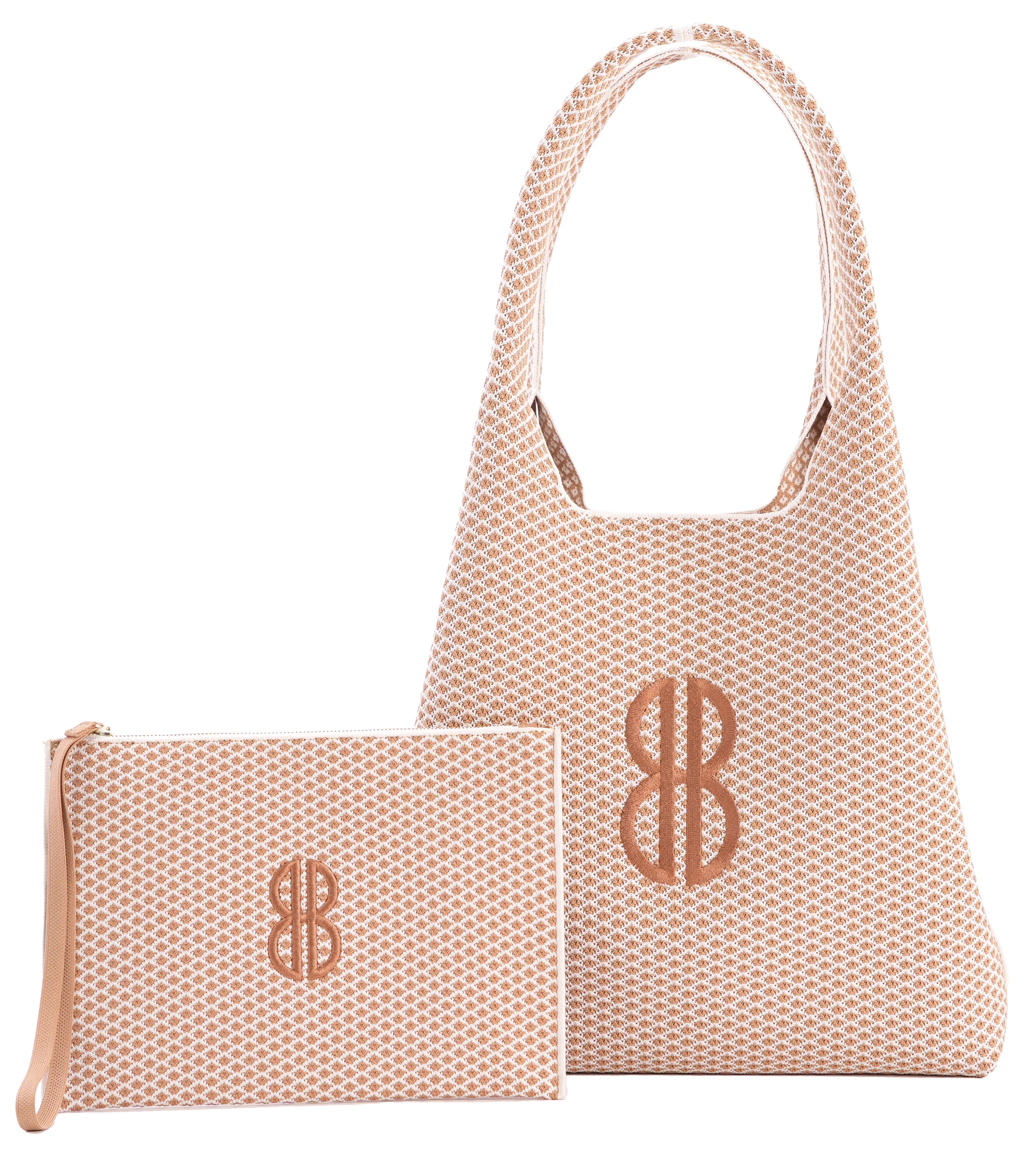 Sutton City Tote - Buckthorn Diamond Monogram / Detachable Metal Chain - Medium