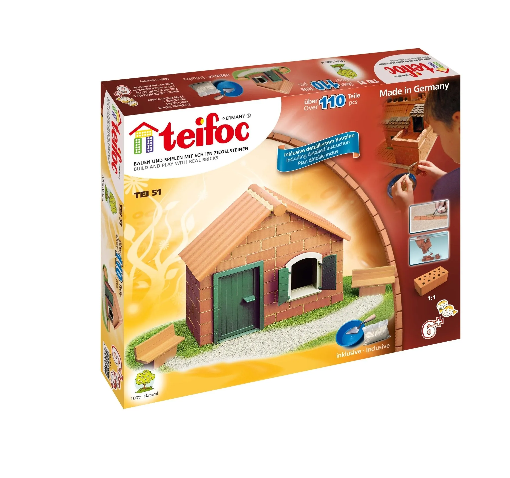 Teifoc Real Bricks Building Sets - Starter Set