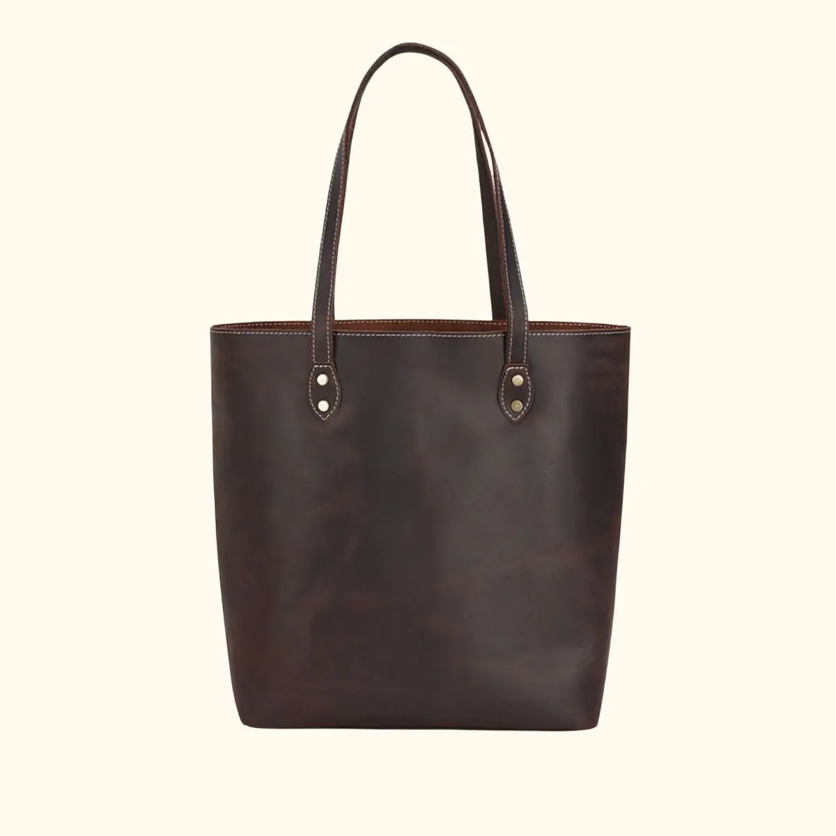 The Cactus Flower - Leather Tote bag