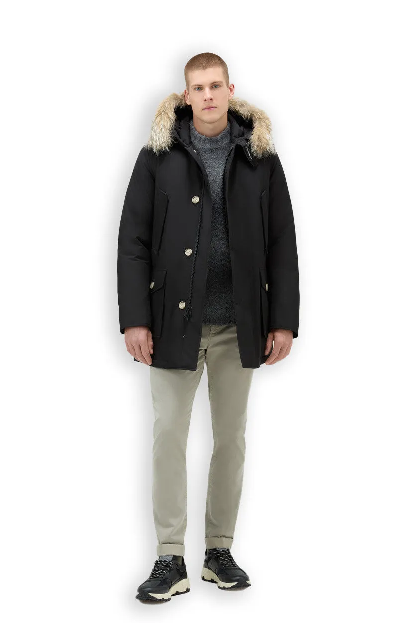 Woolrich Arctic Parka Detachable Fur Black Men