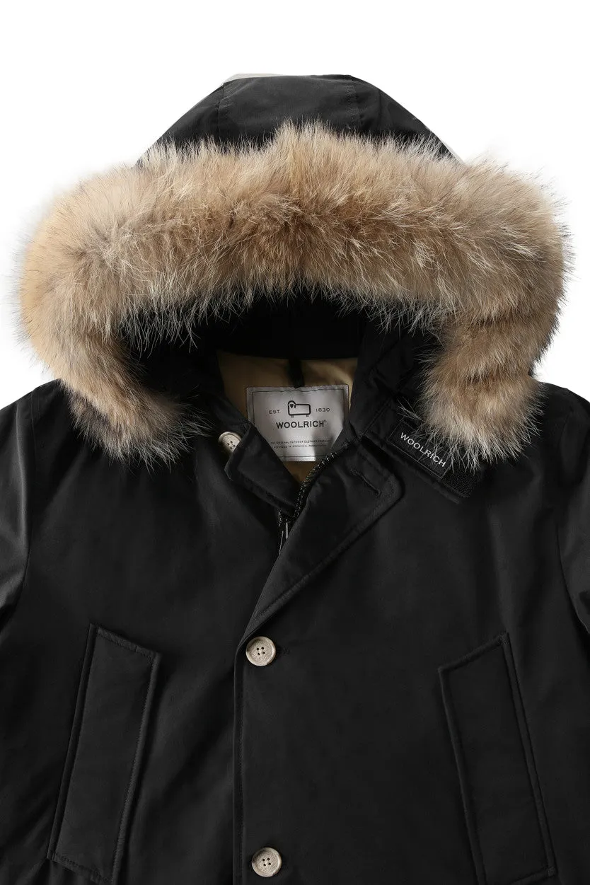 Woolrich Arctic Parka Detachable Fur Black Men